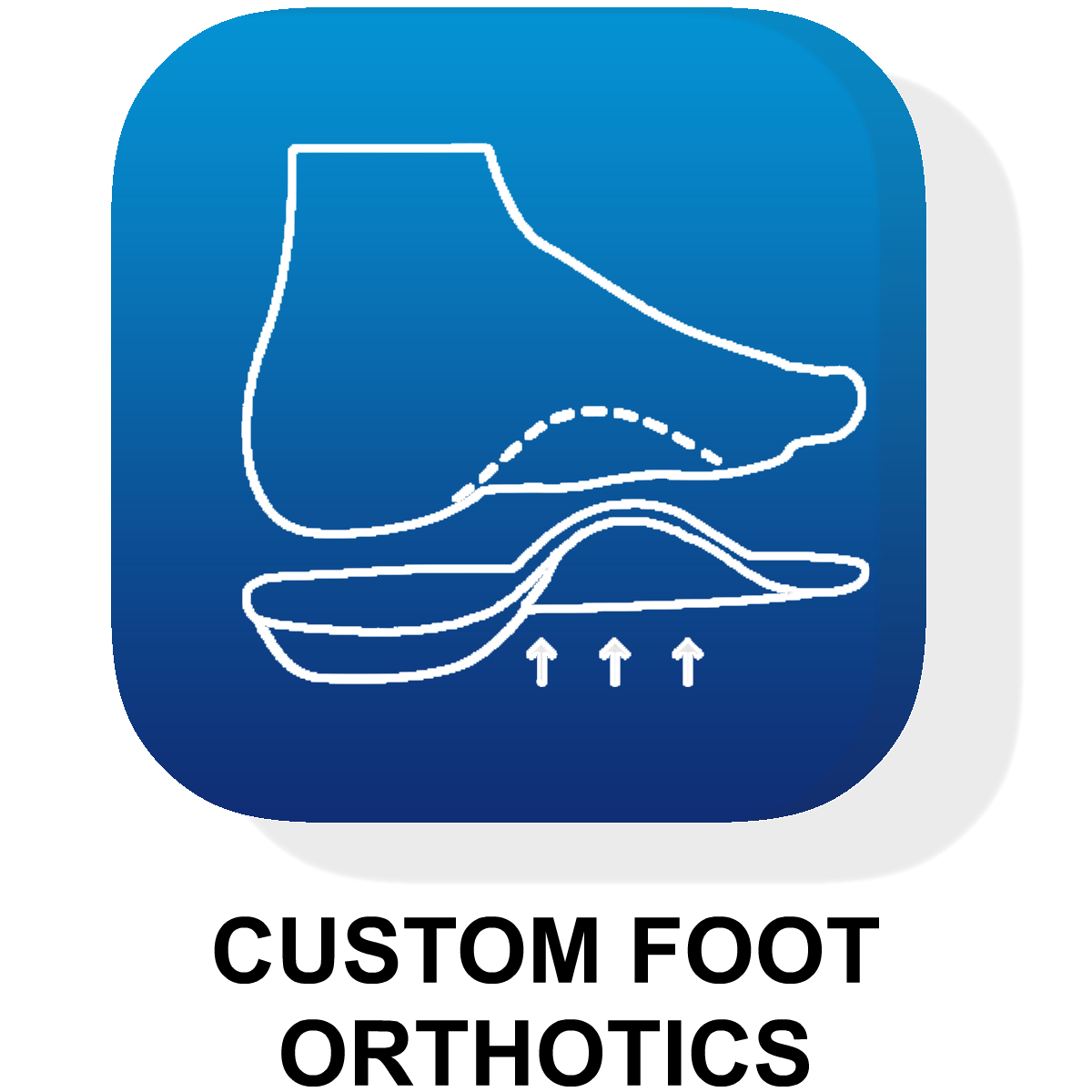 custom foot orthotics Icon